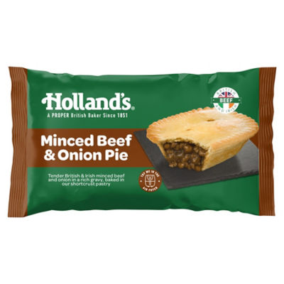 Holland's Minced Beef and Onion Pie chilled savoury meat pie, UK version