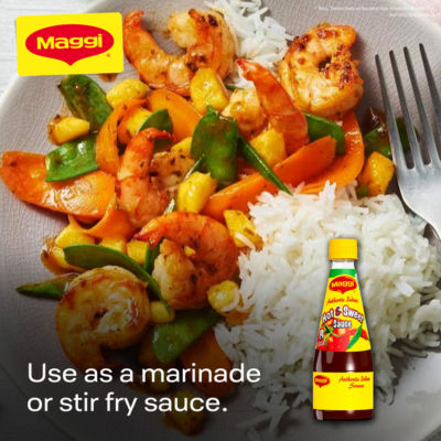 Maggi Hot and Sweet Sauce 400g, imported from the UK