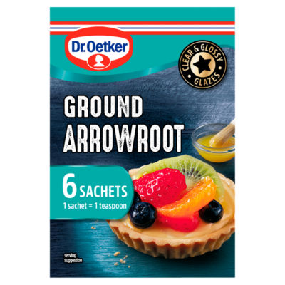 Dr. Oetker Ground Arrowroot sachets 6x8g - British product