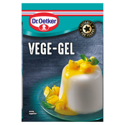 Dr. Oetker Vege-Gel vegetarian gelling agent sachets 3 x 6.5g - British product