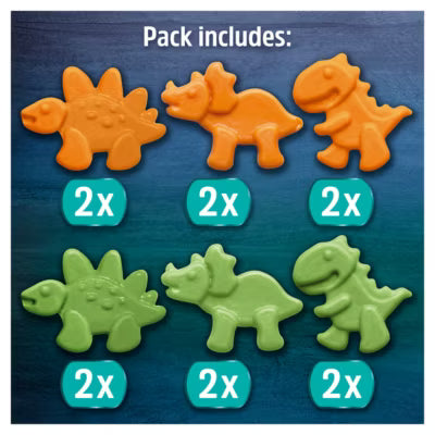 Dr. Oetker chocolate flavour dinosaurs cake decorations 20g - British product