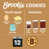 Dr. Oetker brookie cookies brownie baking mix 390g - British product
