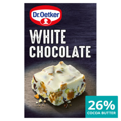 Dr Oetker white chocolate bar 100g - British product