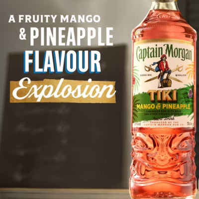 Captain Morgan Tiki Mango and Pineapple Spirit 70cl - British product