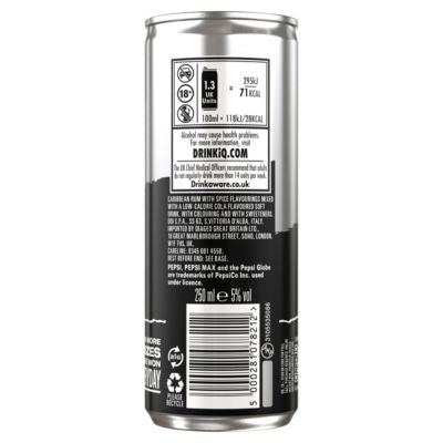 Captain Morgan Spiced Gold premixed can 250ml - British product