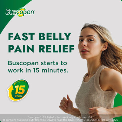 Buscopan IBS Relief medication for irritable bowel syndrome - British product