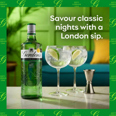 Gordon's Special Dry London Gin 70cl bottle, UK version
