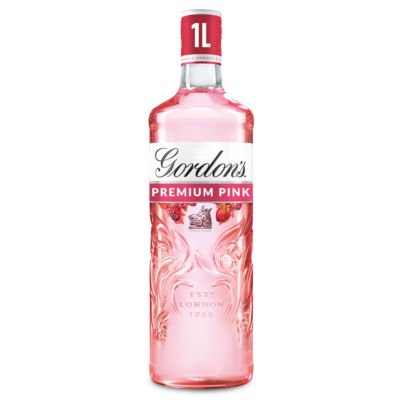 Gordon's Premium Pink Gin Flavoured Spirit Drink 1 Litre, UK version
