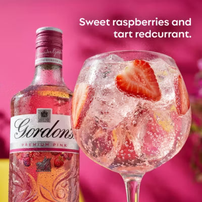Gordon's Premium Pink Gin Flavoured Spirit Drink 1 Litre, UK version