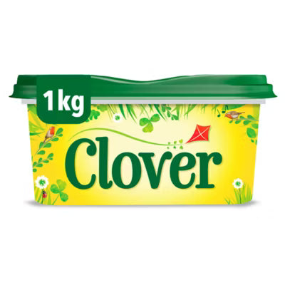 Clover buttermilk fat spread 1kg - British product