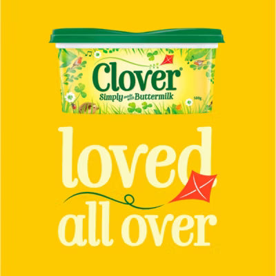 Clover buttermilk fat spread 1kg - British product