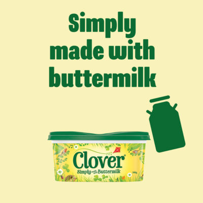 Clover brand buttermilk spread 500g tub, UK version