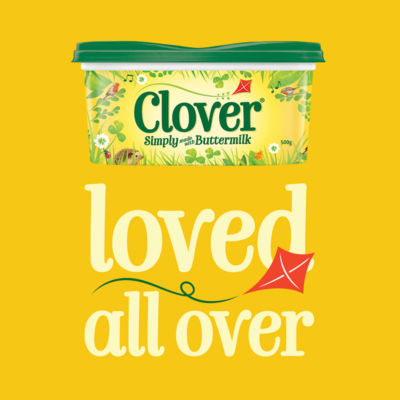 Clover brand buttermilk spread 500g tub, UK version