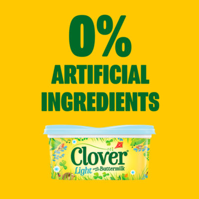 Clover Light Spread Buttermilk 500g - British product