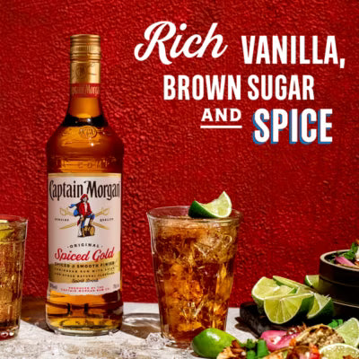 Captain Morgan Spiced Gold rum 70cl - British product