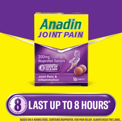 Anadin Ibuprofen Tablets 16s - British product