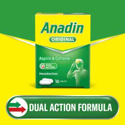 Anadin Original pain relief tablets 12s - British product