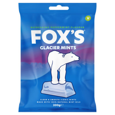 Fox's Glacier Mints mint flavour 200g - British product