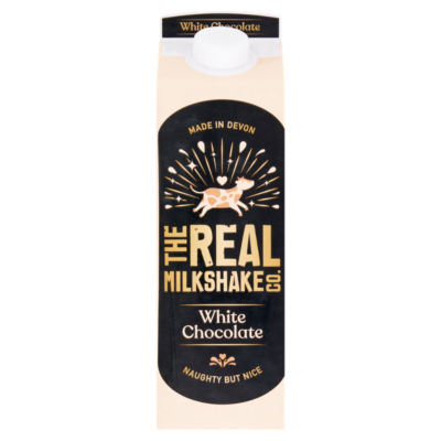 The Real Milkshake Company white chocolate milk drink 1 litre (British brand)