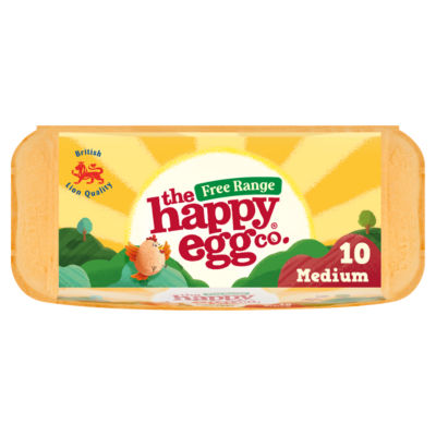 The Happy Egg Co free range eggs 10 pack (British brand)