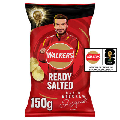 Walkers Ready Salted crisps 150g (British brand)