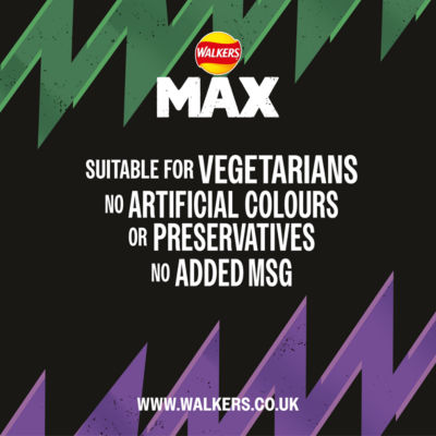 Walkers Max Pizza Hut Texan BBQ sharing crisps 140g (British brand)