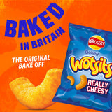Walkers Wotsits Giants cheesy sharing crisps 130g (British brand)