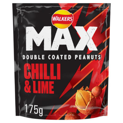 Walkers Max Chilli Lime Peanuts 175g (British brand)