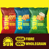 Sunbites sour cream wholegrain snacks 6x25g multipack (British brand)