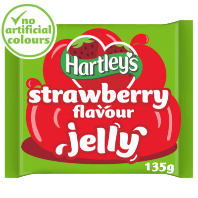 Hartley's strawberry jelly tablet 135g, UK version