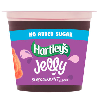 Hartley's Blackcurrant Jelly No Added Sugar 115g, UK version