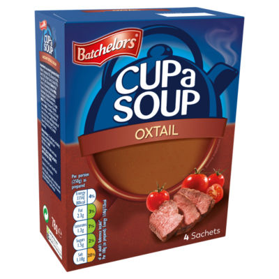 Batchelors oxtail instant soup sachets 78g - British product