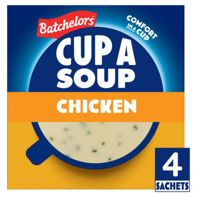 Batchelors Cup a Soup chicken instant soup sachets 81g - British product