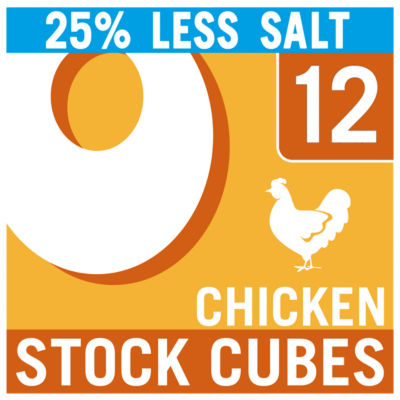 Oxo Reduced Salt Chicken Stock Cubes 71g, imported from the UK