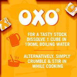Oxo Reduced Salt Chicken Stock Cubes 71g, imported from the UK