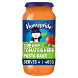 Homepride creamy tomato and herb pasta bake sauce 485g, UK version