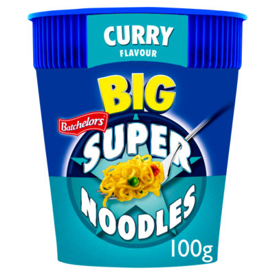 Batchelors Big Super Noodles Curry Flavour Instant Noodle Pot 100g
