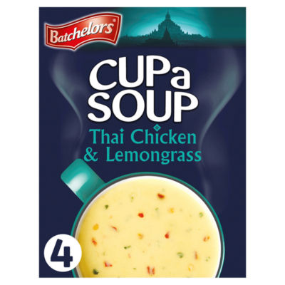Batchelors Thai chicken and lemongrass instant soup sachets 88g - British product