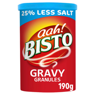 Granulés de sauce Bisto à teneur réduite en sel 190g