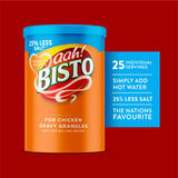 Bisto Reduced Salt Chicken Gravy Granules 190g - British product