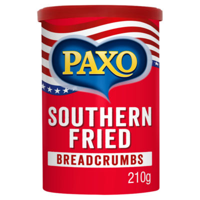Paxo Southern Fried Breadcrumbs 210g, imported from the UK