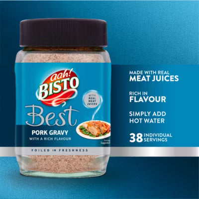 Bisto Best Pork Gravy Granules 230g - British product