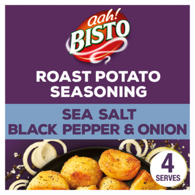 Bisto Crispy Sea Salt Black Pepper and Onion Roast Potato Seasoning 40g