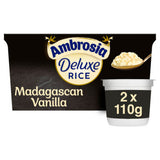 Ambrosia Madagascan Vanilla Rice Pudding 2 x 110g pots - British product