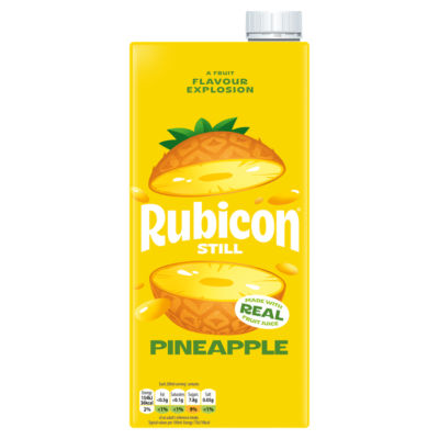 Rubicon still pineapple juice drink 1 litre, imported from the UK