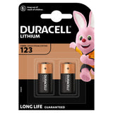 Duracell CR123 lithium battery 3V pack of 2 - British product