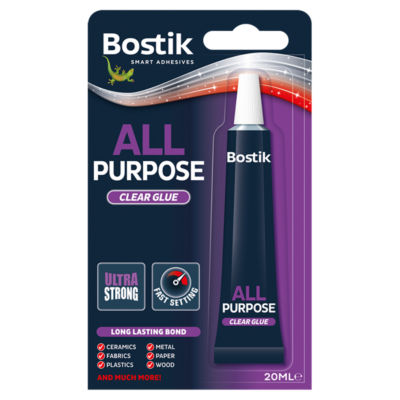 Bostik All Purpose Clear Glue Adhesive 20ml