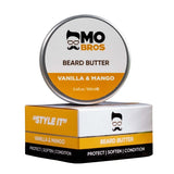 Mo Bros Beard Butter Vanilla & Mango 100ml, imported from the UK