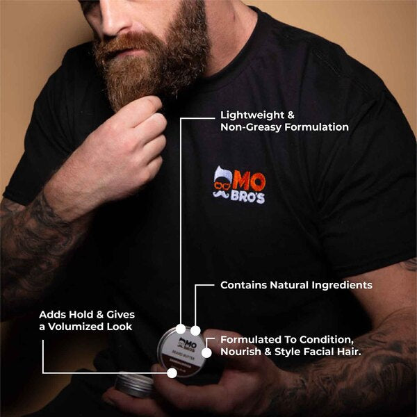 Mo Bros Beard Butter Vanilla & Mango 100ml, imported from the UK