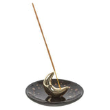 Ceramic Crescent Moon Incense Holder (British brand)